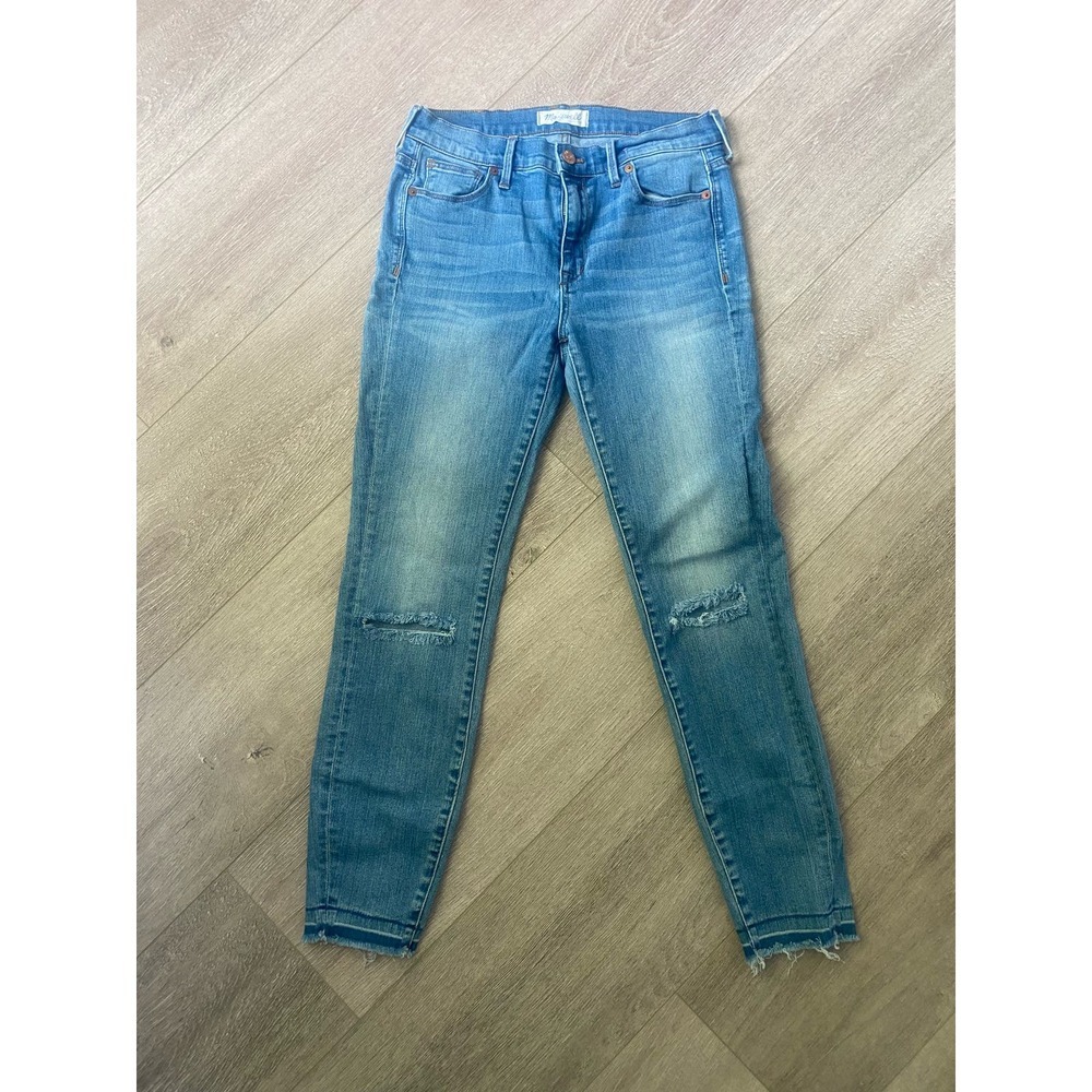 Madewell‎ High Riser Skinny Distressed Jean Size 28
